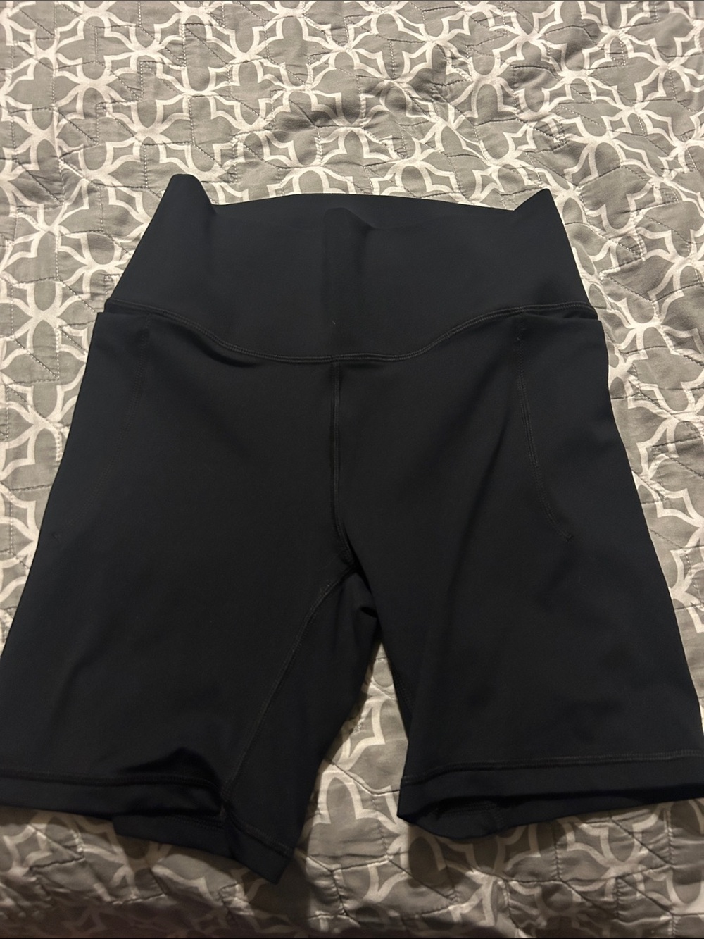 Under Armour Black High-Rise Bike Shorts